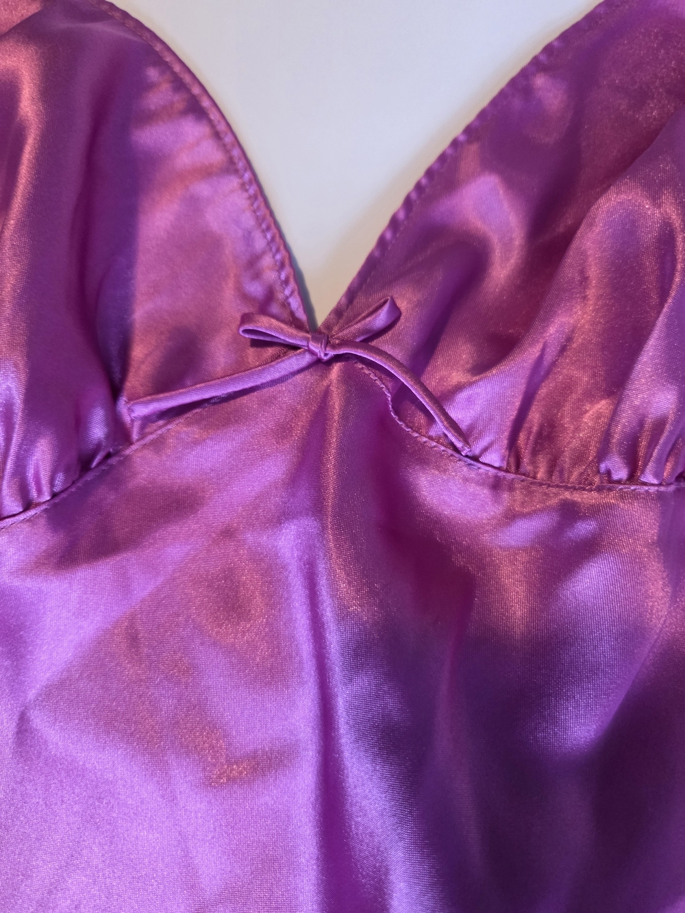 La SENZA Pink/Purple V-Neck Slip Dress - Picture 8 of 9